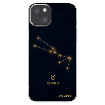 Picasee silikonska prozirna maskica za Apple iPhone 15 Plus - TAURUS