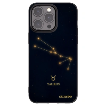 Picasee crna silikonska maskica za Apple iPhone 15 Pro Max - TAURUS