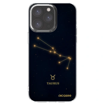 Picasee silikonska prozirna maskica za Apple iPhone 15 Pro Max - TAURUS
