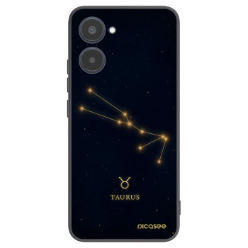 Picasee crna silikonska maskica za Realme 10 4G - TAURUS