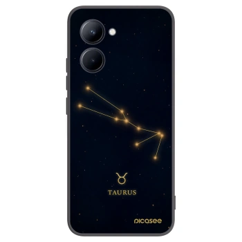 Picasee crna silikonska maskica za Realme C33 (2023) - TAURUS