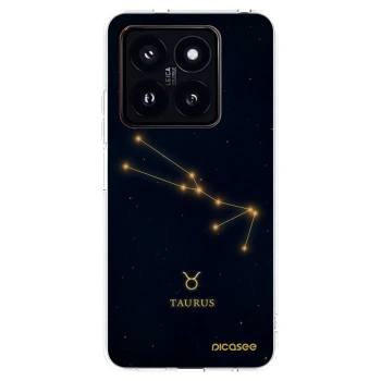 Picasee silikonska prozirna maskica za Xiaomi 14 Pro - TAURUS