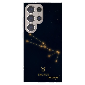 Picasee silikonska prozirna maskica za Samsung Galaxy S24 Ultra S928B 5G - TAURUS