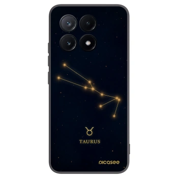 Picasee crna silikonska maskica za Xiaomi Poco X6 Pro - TAURUS