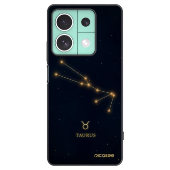 Picasee crna silikonska maskica za Xiaomi Redmi Note 13 5G - TAURUS