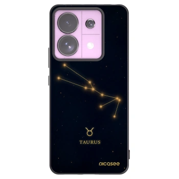 Picasee crna silikonska maskica za Xiaomi Redmi Note 13 Pro 5G - TAURUS