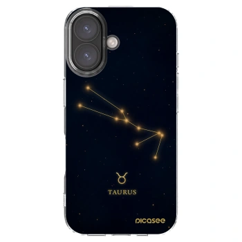 Picasee silikonska prozirna maskica za Apple iPhone 16 - TAURUS
