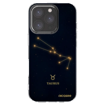 Picasee silikonska prozirna maskica za Apple iPhone 16 Pro - TAURUS