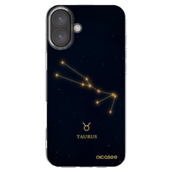 Picasee silikonska prozirna maskica za Apple iPhone 16 Plus - TAURUS