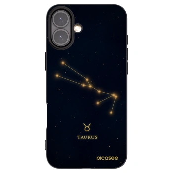 Picasee crna silikonska maskica za Apple iPhone 16 Plus - TAURUS