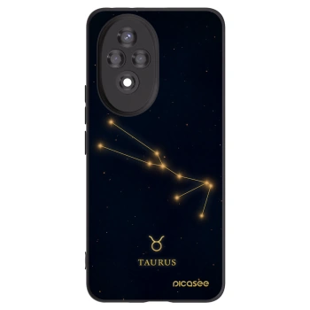 Picasee crna silikonska maskica za Honor 200 5G - TAURUS