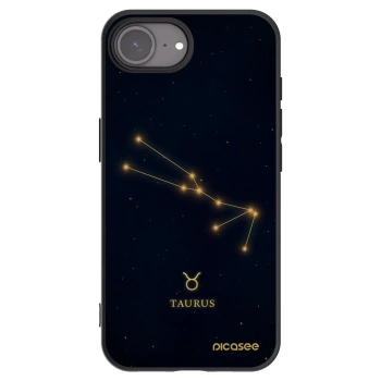 Picasee crna silikonska maskica za Apple iPhone 16e - TAURUS