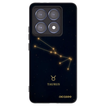 Picasee crna silikonska maskica za Xiaomi 14T Pro - TAURUS