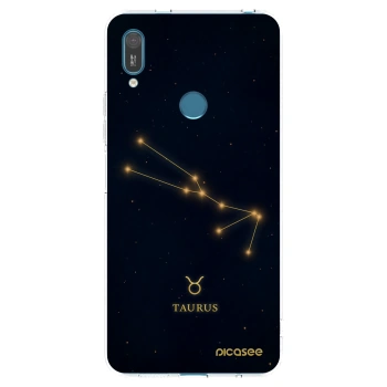 Picasee silikonska prozirna maskica za Huawei Y7 2019 - TAURUS