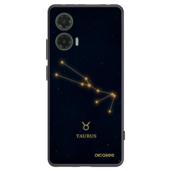 Picasee crna silikonska maskica za Motorola Moto G35 5G - TAURUS