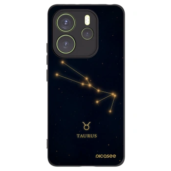 Picasee crna silikonska maskica za Xiaomi Redmi Note 14 4G - TAURUS
