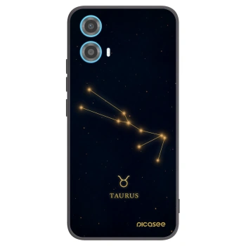 Picasee crna silikonska maskica za Motorola Moto G34 5G - TAURUS