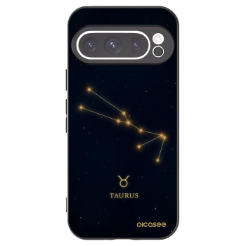 Picasee crna silikonska maskica za Google Pixel 9 Pro - TAURUS