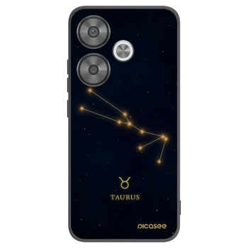 Picasee crna silikonska maskica za Xiaomi Poco F6 - TAURUS