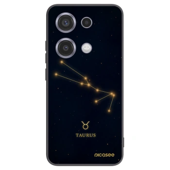 Picasee crna silikonska maskica za Xiaomi Redmi Note 14S - TAURUS