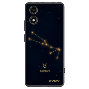 Picasee crna silikonska maskica za Motorola Moto E14 - TAURUS
