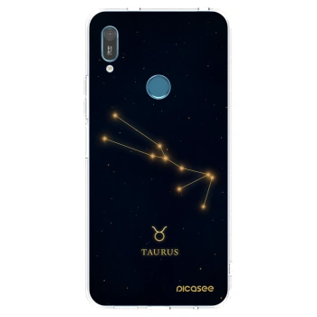 Picasee silikonska prozirna maskica za Huawei Y6 2019 - TAURUS