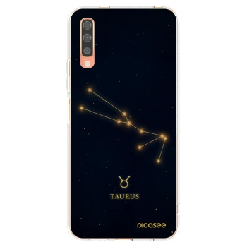 Picasee silikonska prozirna maskica za Samsung Galaxy A70 A705F - TAURUS