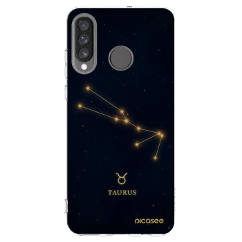 Picasee silikonska prozirna maskica za Huawei P30 Lite - TAURUS