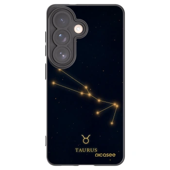 Picasee crna silikonska maskica za Samsung Galaxy S26 - TAURUS