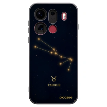Picasee crna silikonska maskica za OPPO Find X9 Pro - TAURUS