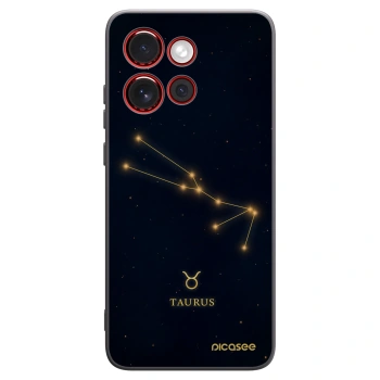Picasee crna silikonska maskica za Motorola Edge 60 Neo 5G - TAURUS
