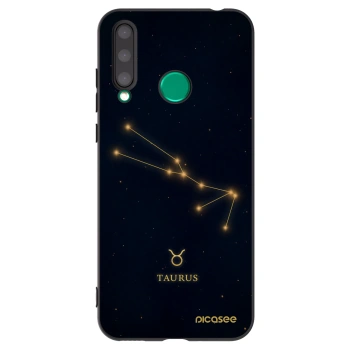 Picasee crna silikonska maskica za Honor 20 Lite - TAURUS