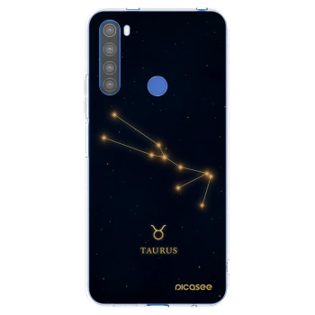 Picasee silikonska prozirna maskica za Xiaomi Redmi Note 8T - TAURUS