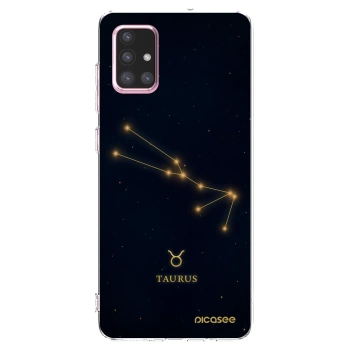 Picasee silikonska prozirna maskica za Samsung Galaxy A71 A715F - TAURUS