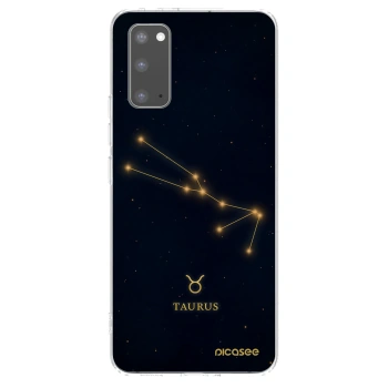 Picasee silikonska prozirna maskica za Samsung Galaxy S20 G980F - TAURUS