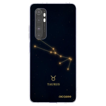 Picasee silikonska prozirna maskica za Xiaomi Mi Note 10 Lite - TAURUS