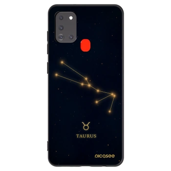 Picasee crna silikonska maskica za Samsung Galaxy A21s - TAURUS