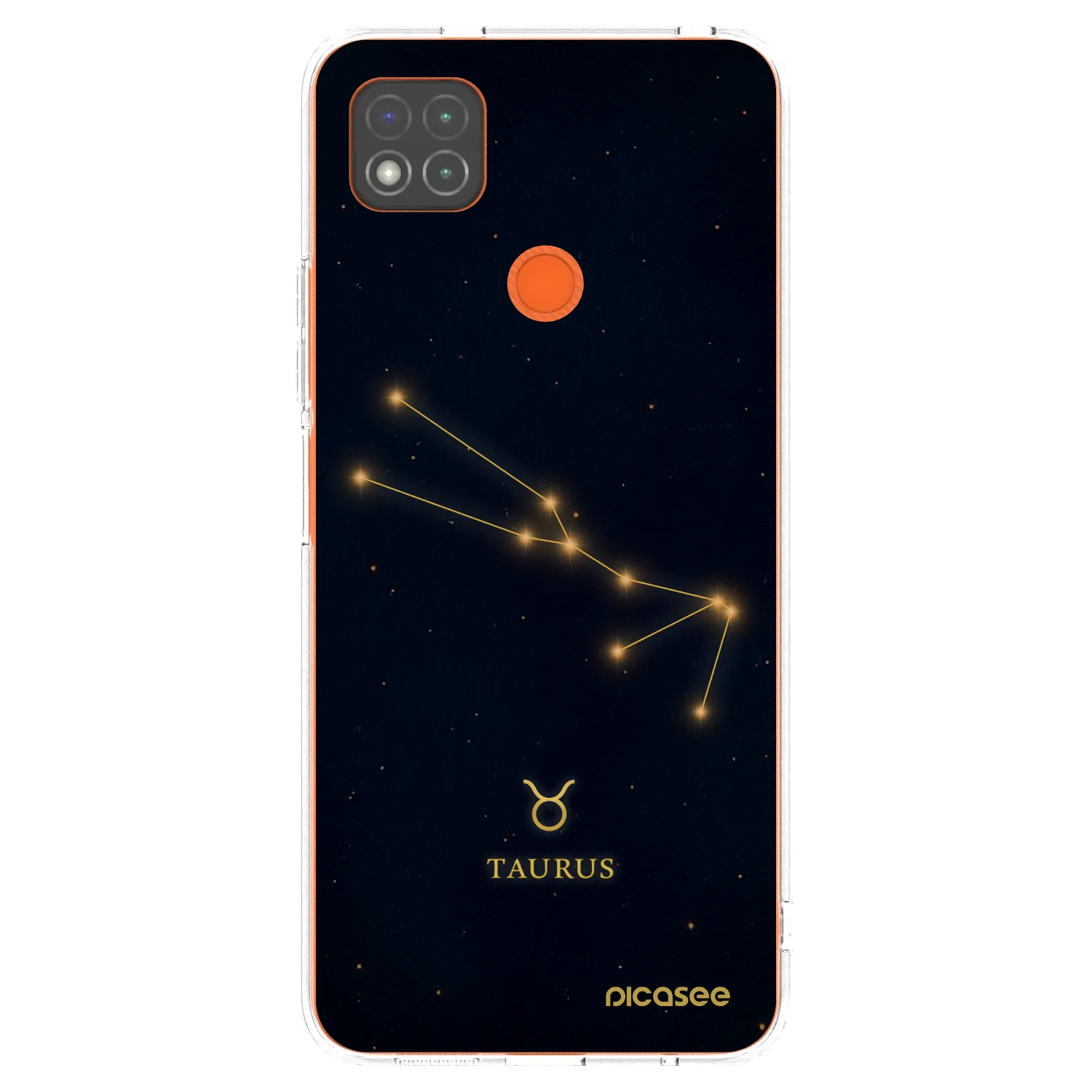Picasee silikonska prozirna maskica za Xiaomi Redmi 9C - TAURUS