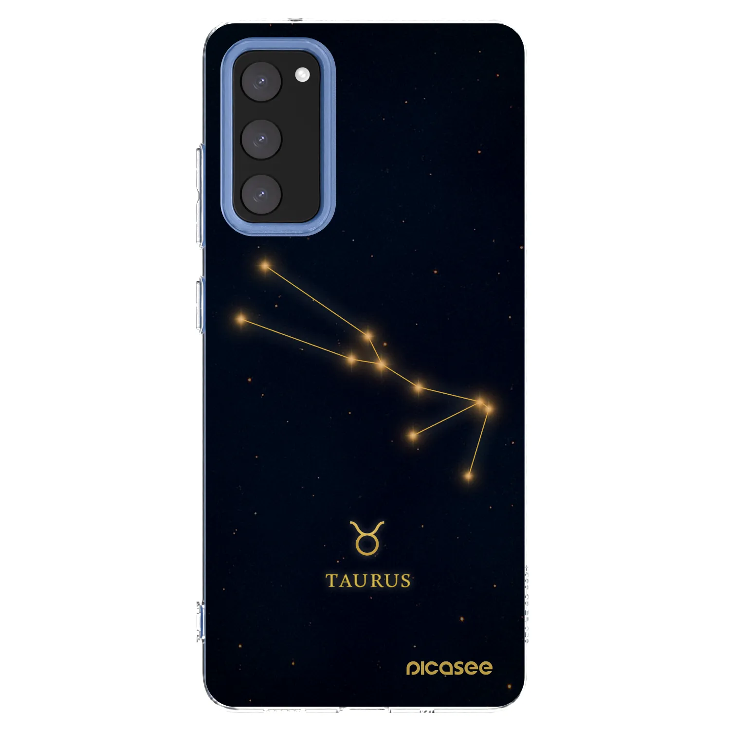 Picasee silikonska prozirna maskica za Samsung Galaxy S20 FE - TAURUS