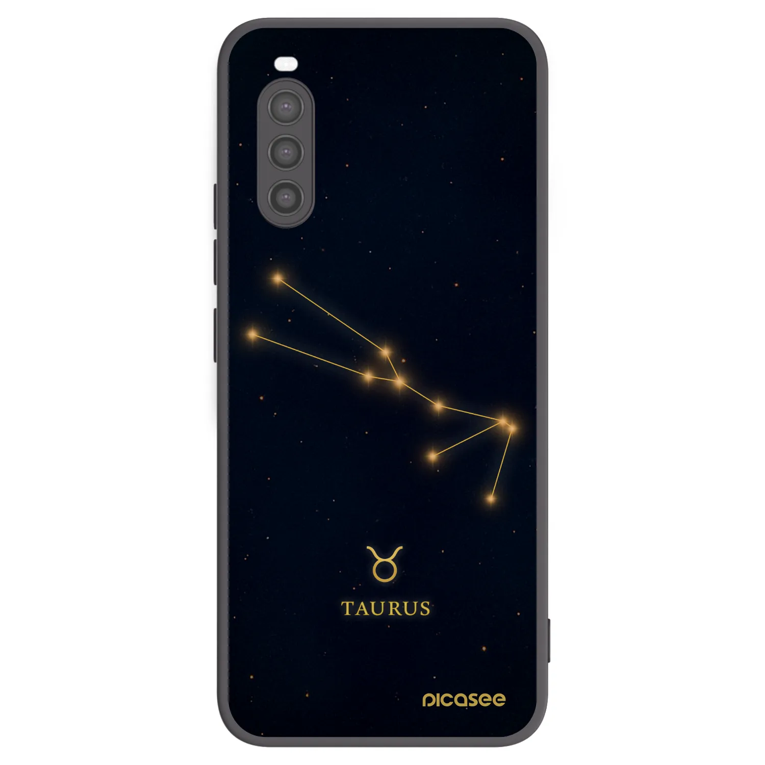Picasee crna silikonska maskica za Sony Xperia 10 II - TAURUS