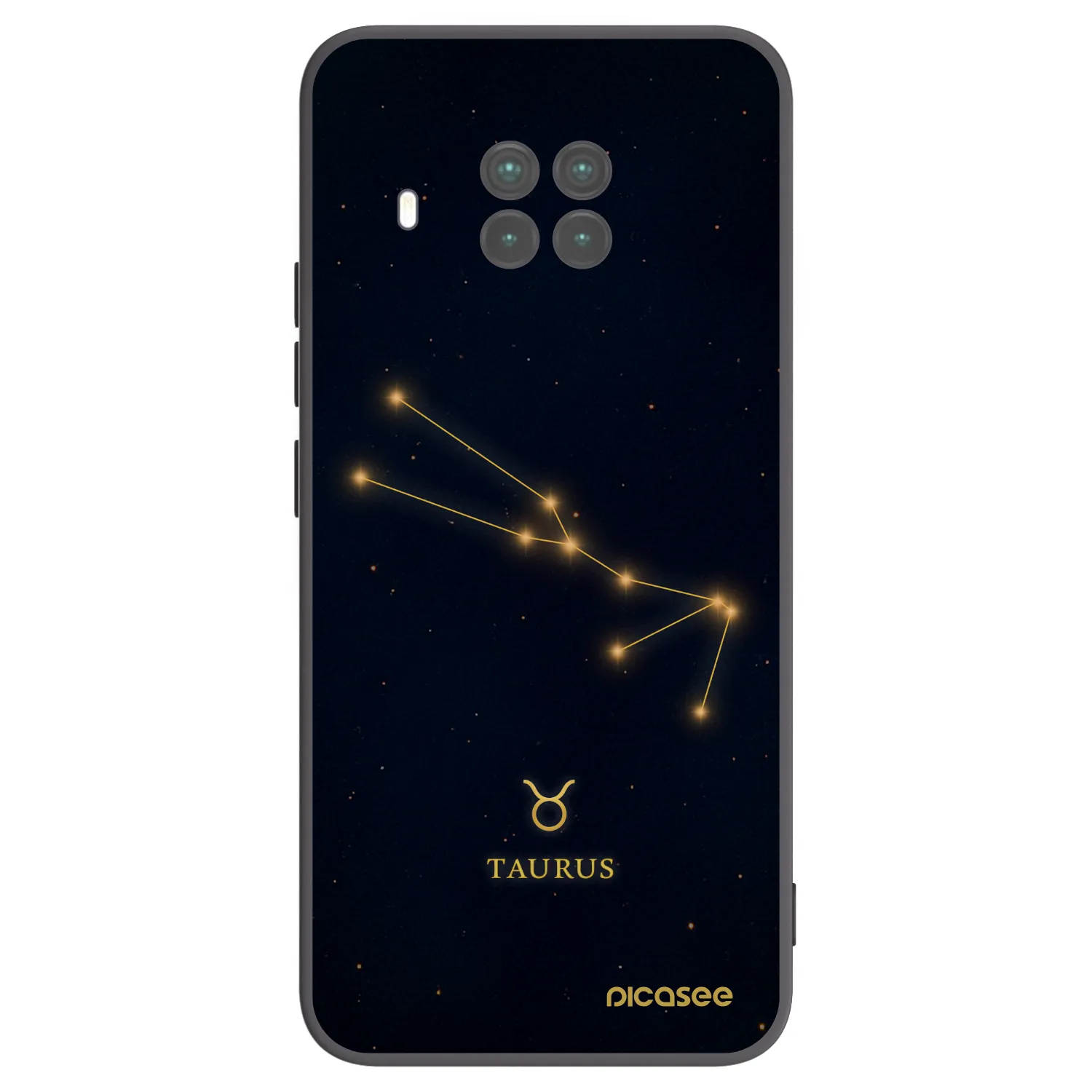 Picasee crna silikonska maskica za Xiaomi Mi 10T Lite - TAURUS