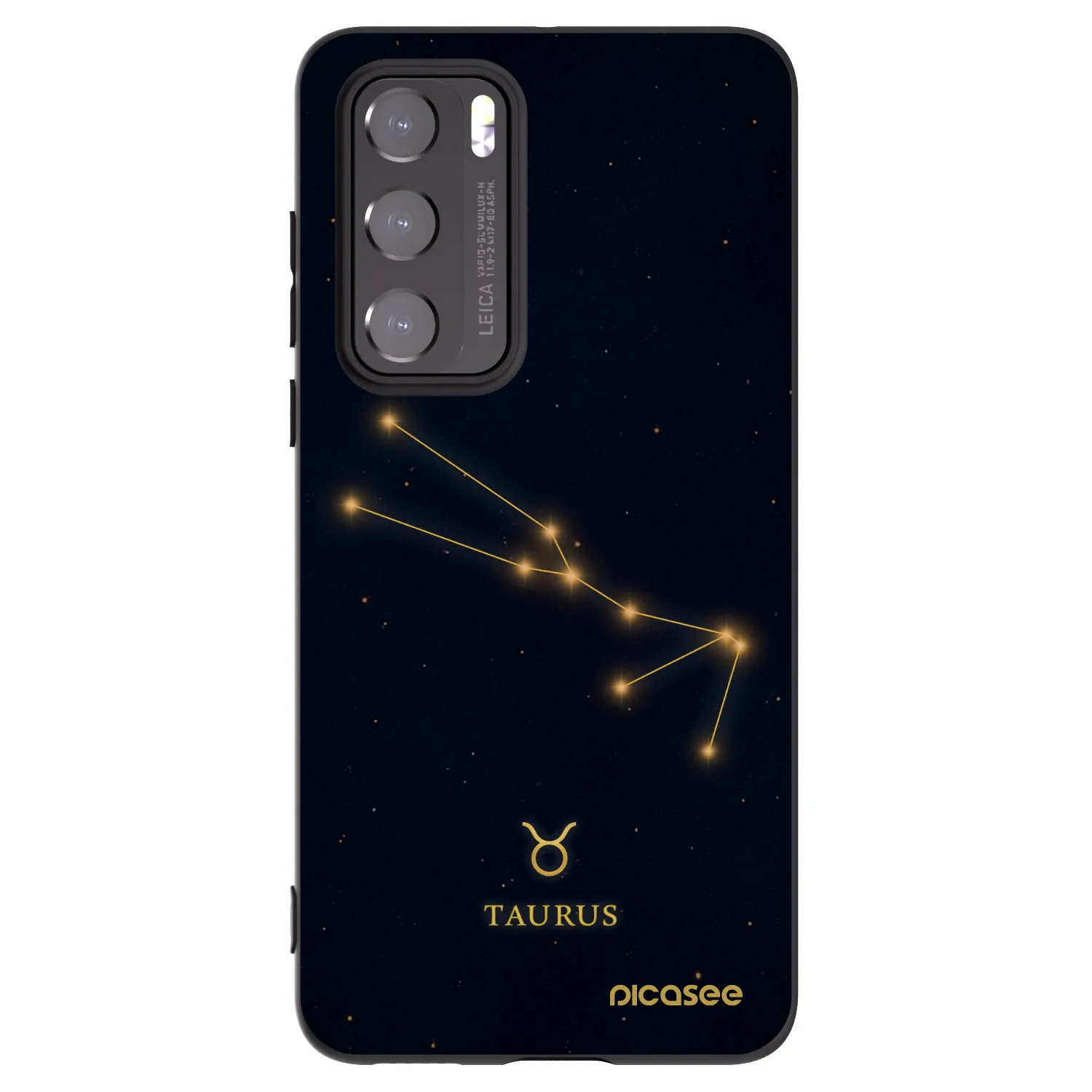 Picasee crna silikonska maskica za Huawei P40 - TAURUS