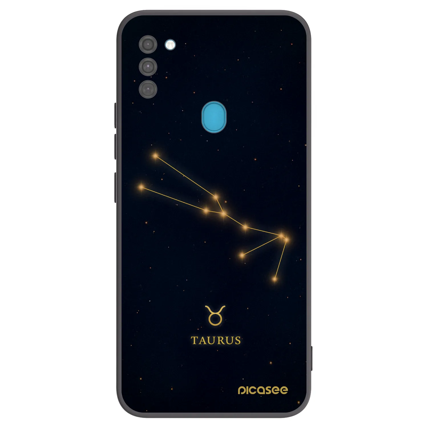 Picasee crna silikonska maskica za Samsung Galaxy M11 - TAURUS