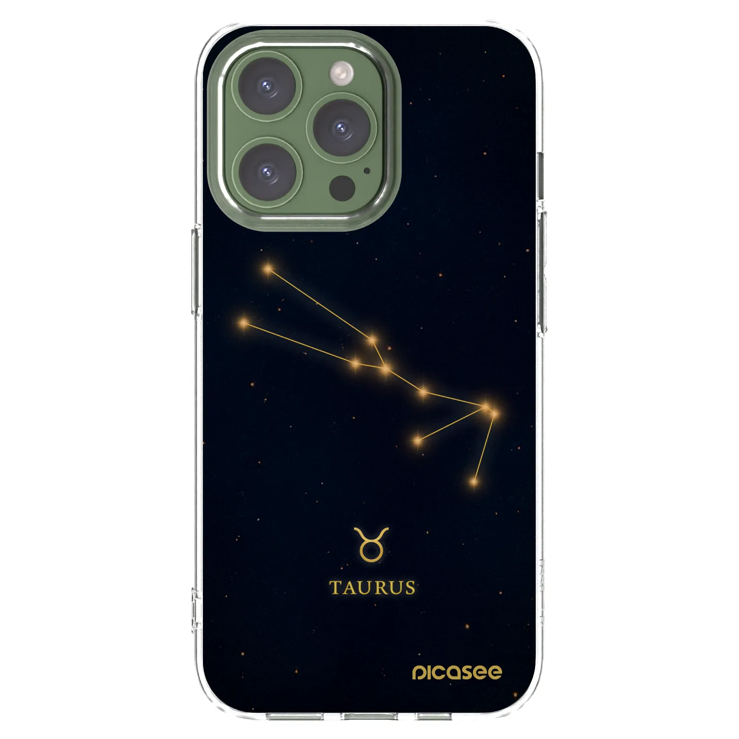 Picasee silikonska prozirna maskica za Apple iPhone 13 Pro - TAURUS