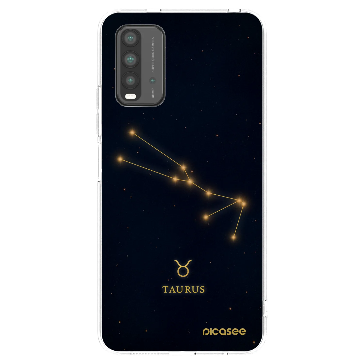 Picasee silikonska prozirna maskica za Xiaomi Redmi 9T - TAURUS
