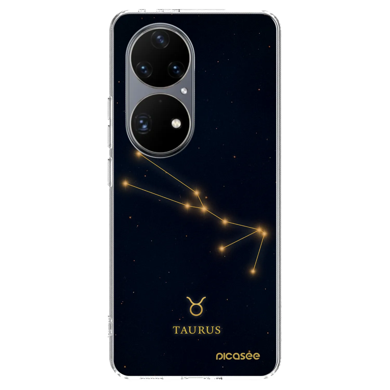 Picasee silikonska prozirna maskica za Huawei P50 - TAURUS