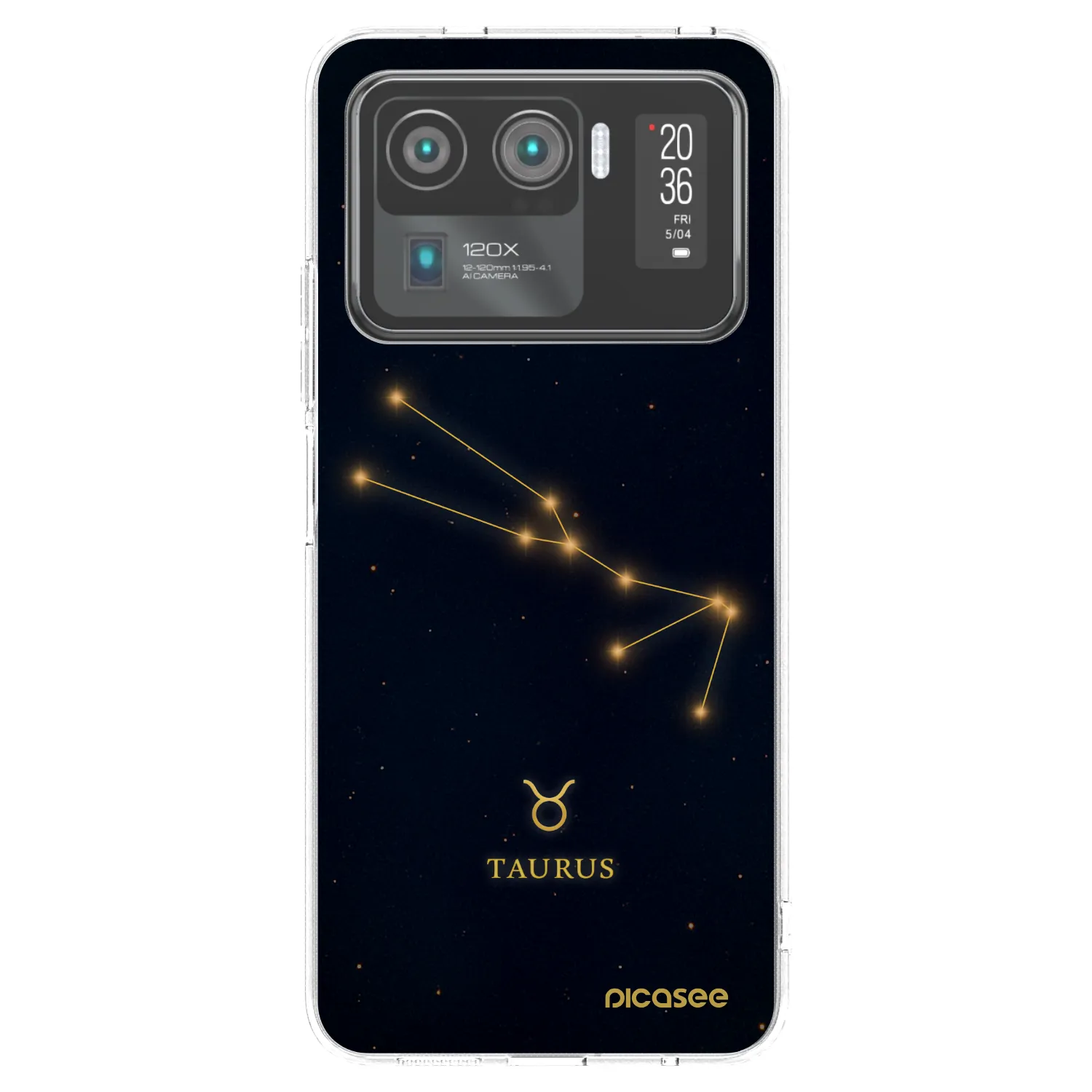 Picasee silikonska prozirna maskica za Xiaomi Mi 11 Ultra - TAURUS