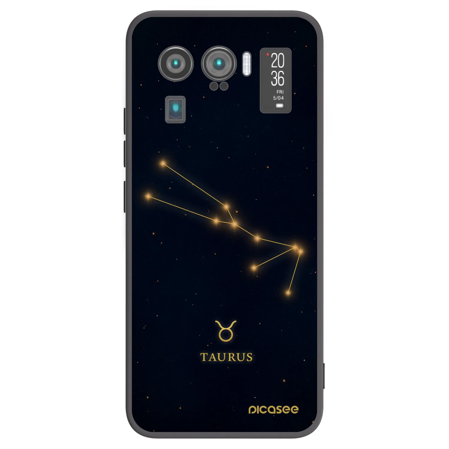 Picasee crna silikonska maskica za Xiaomi Mi 11 Ultra - TAURUS