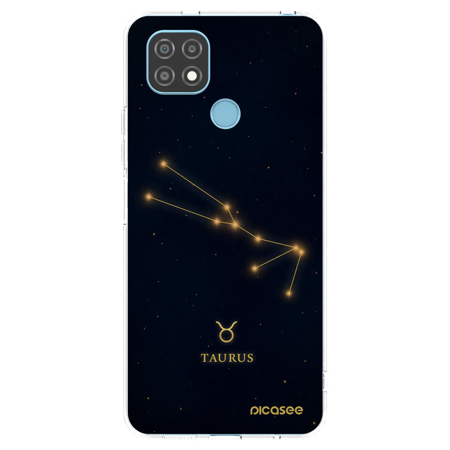 Picasee silikonska prozirna maskica za Realme C21 - TAURUS