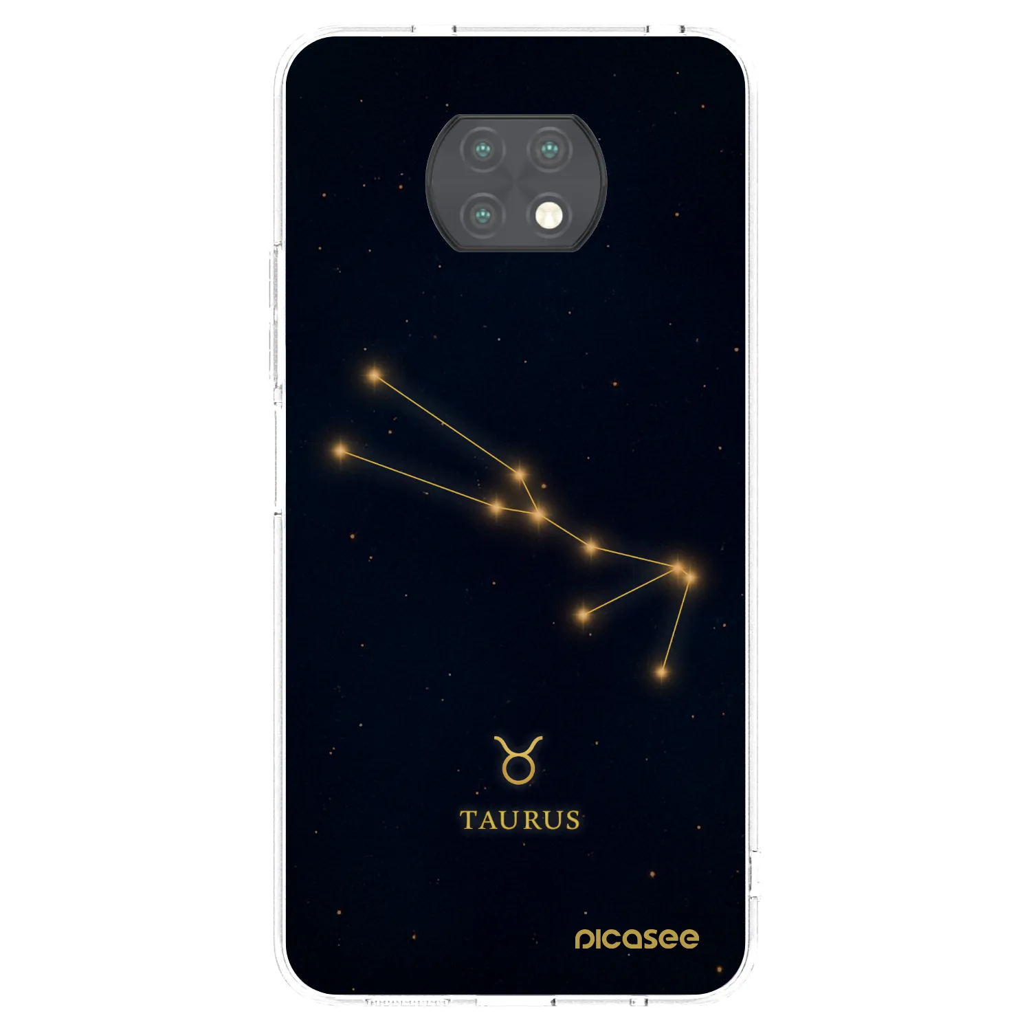 Picasee silikonska prozirna maskica za Xiaomi Redmi Note 9T - TAURUS